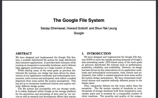 The Google File System