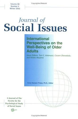 International Perspectives on the Well-being of Older Adults Winter 2002